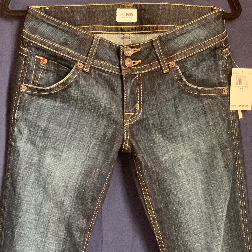 bootcut hudson brand new jeans